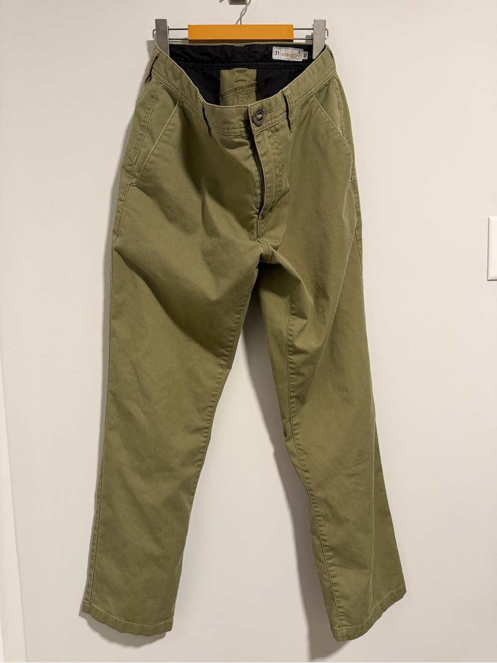Volcom Olive Chino Pants for Men